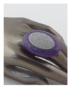 Adjustable Oval shaped ring w/glitter detail - MonayyLuxx