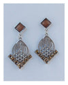 Drop earrings w/faux stone - MonayyLuxx