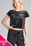 Ladies fashion plus size sleeveless fishnet back tank top - MonayyLuxx