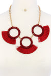 Fashion chunky stylish necklace and earring set - MonayyLuxx