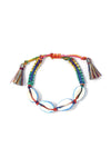 Cowrie Seashell Tassel Adjustable Bracelet - MonayyLuxx