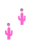 Cactus Post Drop Earring - MonayyLuxx