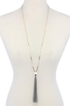 Tassel Pendant Necklace - MonayyLuxx