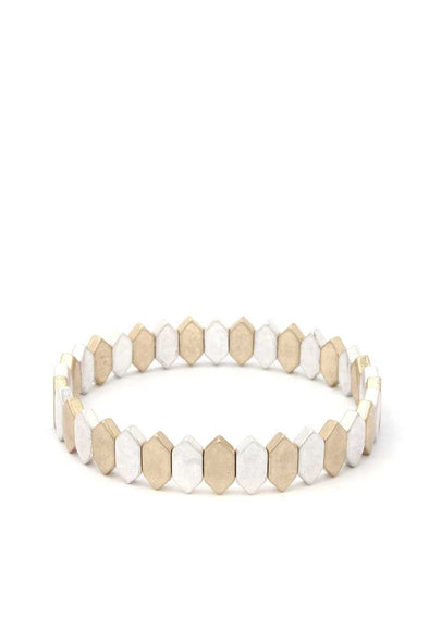 Pointed Oval Stretch Bracelet