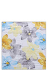 Fashion Multi Color Flower Print Chiffon Scarf