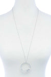 Designer Fashion Snake Ring Pendant Necklace