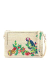 Macaw Embroidered Pouch