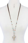 Cactus Pendant Necklace