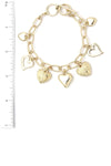 Fashion Multi Heart Bracelet