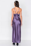 Satin Elegant Double Slit Sleeveless Maxi Dress