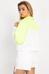 Long Sleeve Color Blocking Wind Breaker