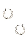 Metal Twist Hoop Earring