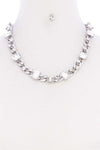 Rhinestone Cuban Link Necklace