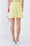 Smocked Crop Halter & Chic Mini Skirt Set