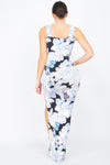 Floral Silted Maxi Dress