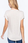 Dolman Slv V-neck Rayon Jersey Top