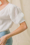 A Solid Woven Top