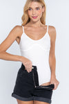 Bust Detail Cami Rib Bodysuit