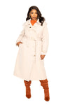 Trench Coat With Golden Button