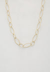 Oval Link Metal Necklace