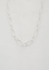 Oval Link Metal Necklace